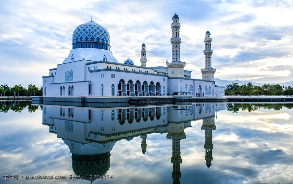 马来西亚亚庇 旅游景点 马来西亚 亚庇 旅游 风光 建筑 清真寺 旅游摄影 国外旅游