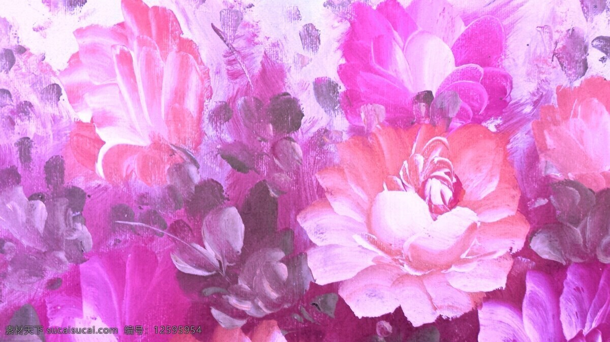 绚丽 水粉 花朵 漂亮花朵 水粉画 绚丽花朵 水粉花朵 背景图片