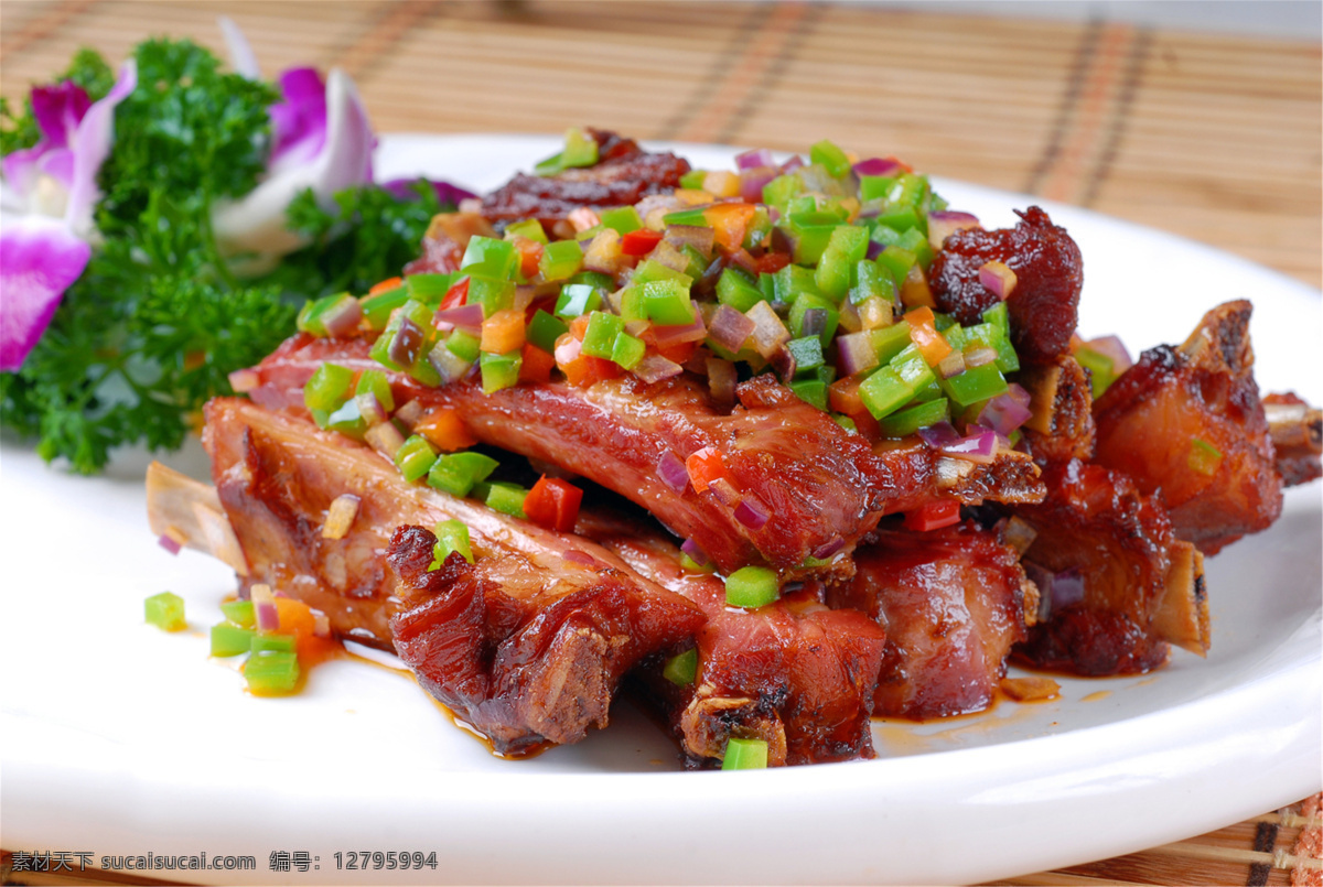 鸿运排骨图片 鸿运排骨 美食 传统美食 餐饮美食 高清菜谱用图