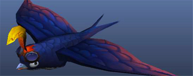 鸟类 游戏 模型 神鸟游戏模块 彩色 鸟 装饰 飞鸟网游素材 3d模型素材 游戏cg模型