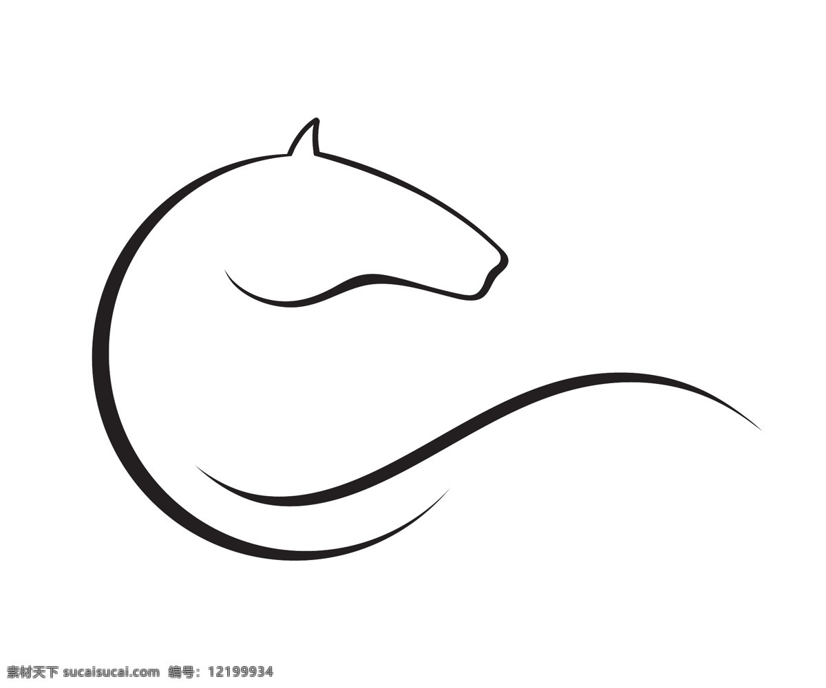 矢量 马 标志设计 标志 矢量标志 矢量马 马素材 马年 2014年 手绘 插画 墨迹笔触 文化艺术 矢量素材 白色