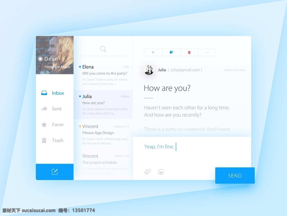 网页界面设计 ui 网页 简介大方 白色