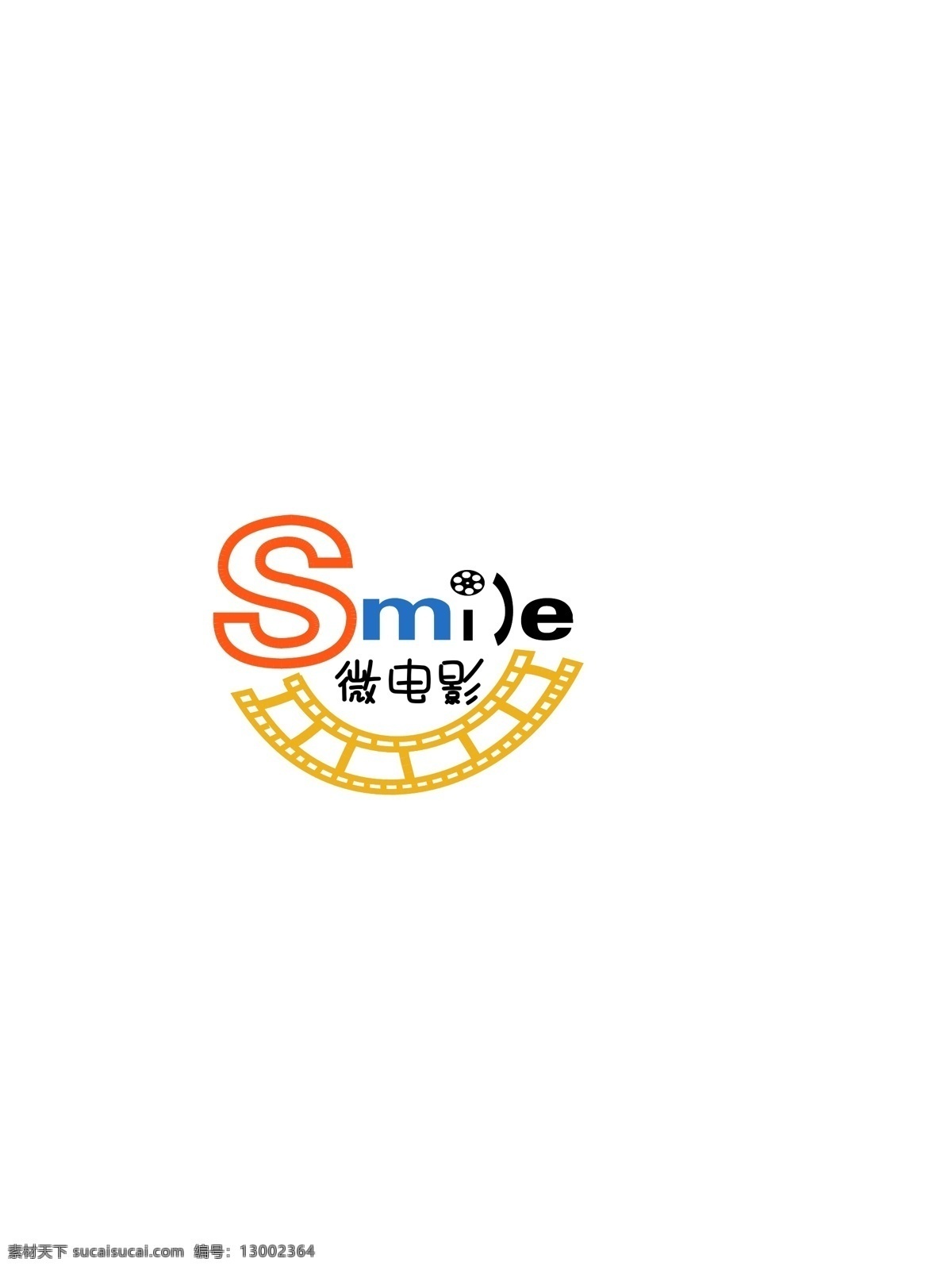 微 电影 logo 微笑 标志图标 网页小图标