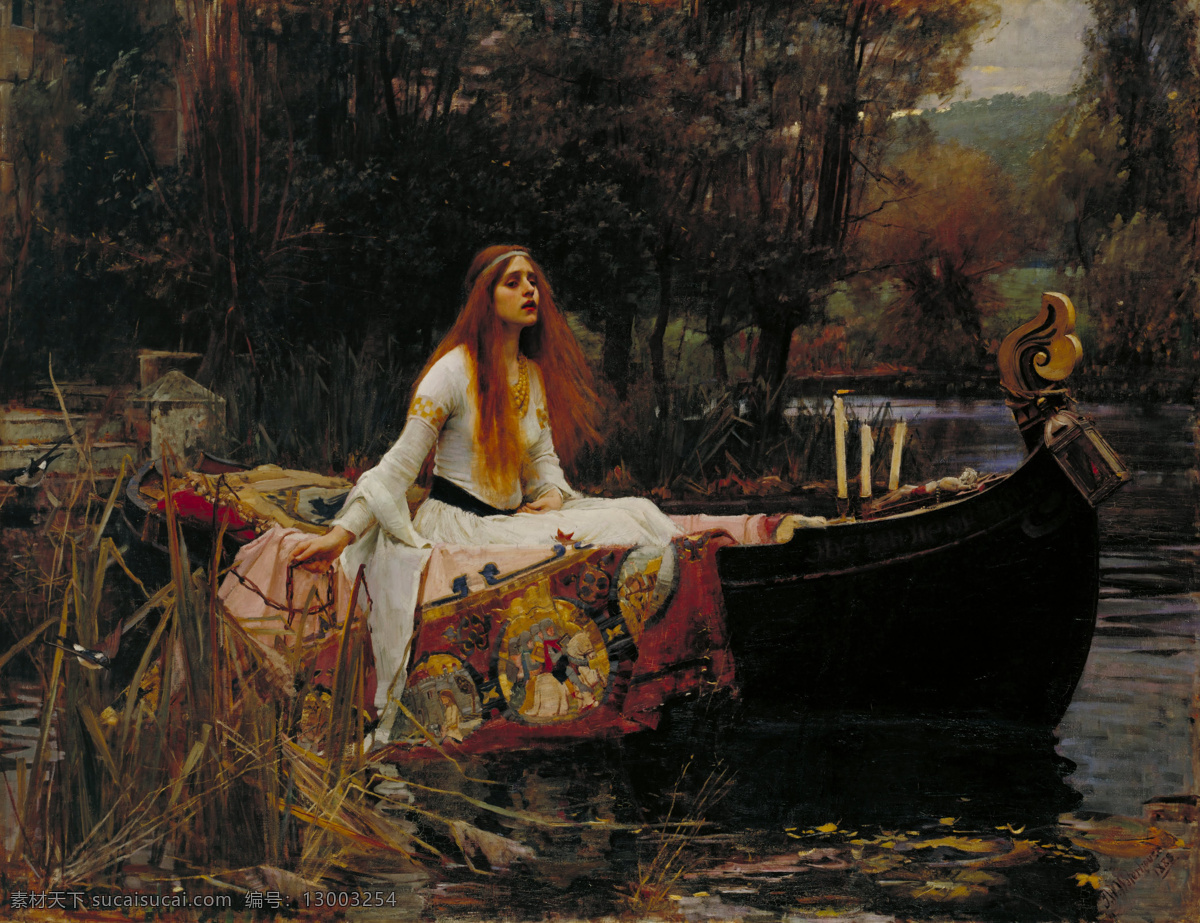 美女 油画美女 小船 唯美 油画艺术 古典油画 写实油画 油画人物 绘画 艺术 文化艺术 绘画书法