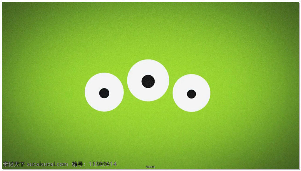 rnb 串烧 绿色 dj 动态 背景 视频 眼睛 圆点 创意 卡通 动感 节奏 高清视频素材