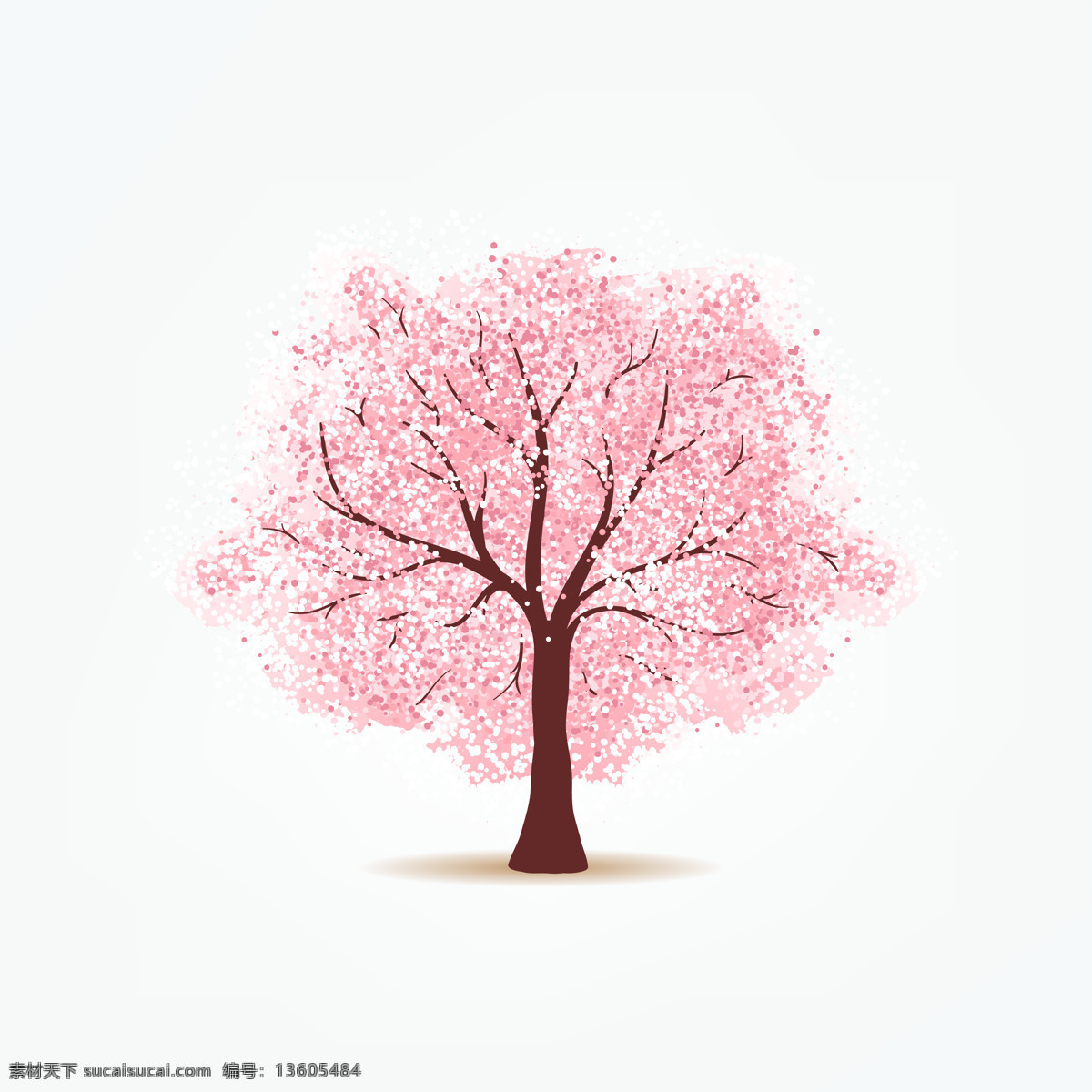 粉色樱花树 粉红 樱花树 单棵 桃花 梅树 文化艺术 节日庆祝