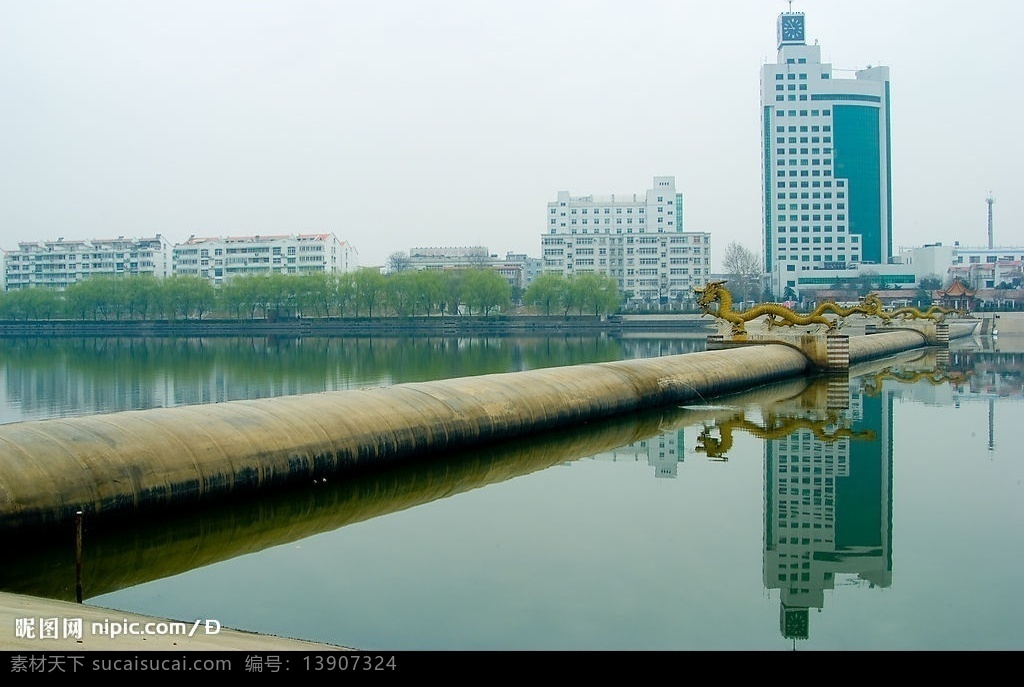 龙卧水坝 水坝 橡皮坝 中国龙 旅游摄影 摄影图库