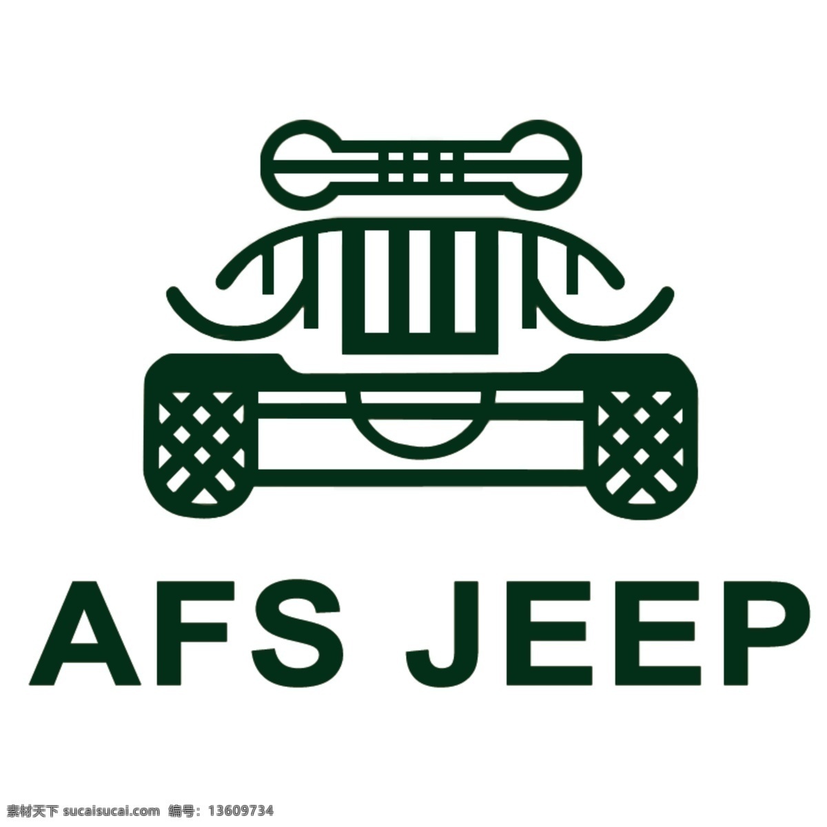 战地 吉普 afsjeep 战地吉普 afs jeep 男装品牌 企业 logo 标志 标志图标