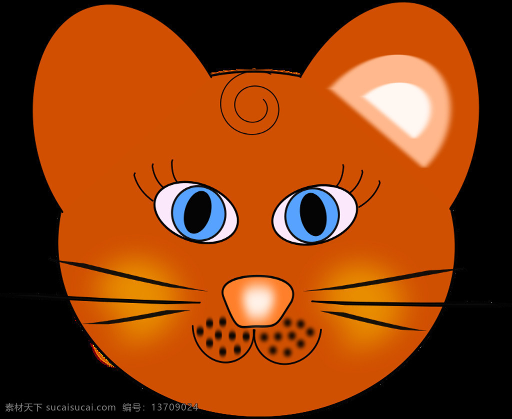 猫免费下载 标志 插图 动物 动物园 快乐 头 微笑 颜色 异国情调 插画集