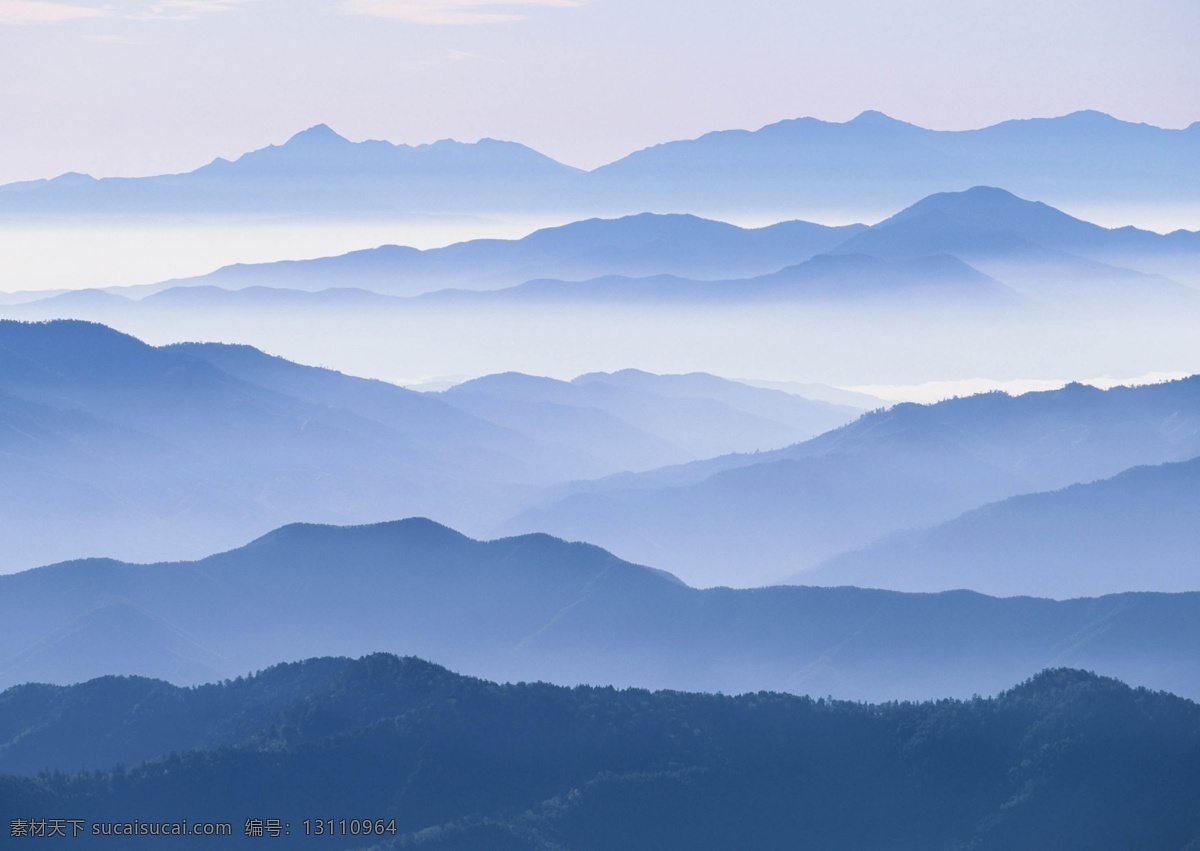 云雾山景 云雾 山景 画册设计 山景图 设计图库