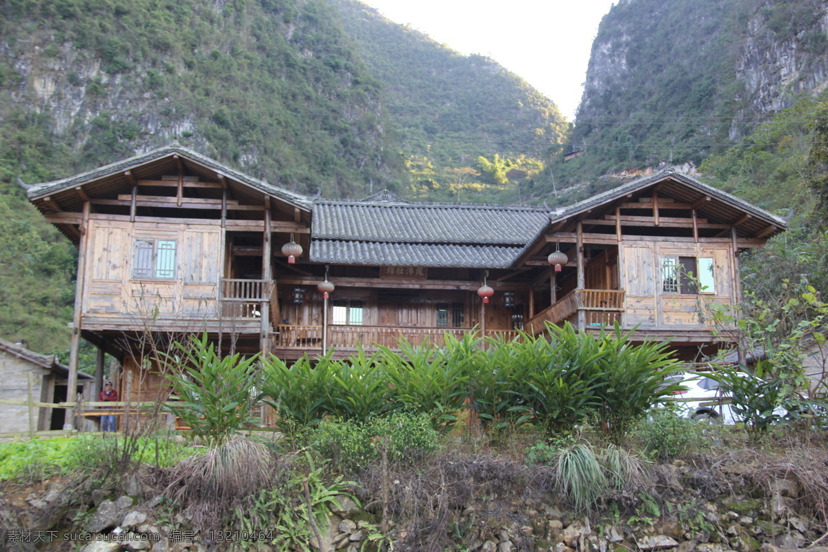 干栏式建筑 壮乡广南 广南坝美 普千村 地母圣境 摄影作品 建筑园林 建筑摄影