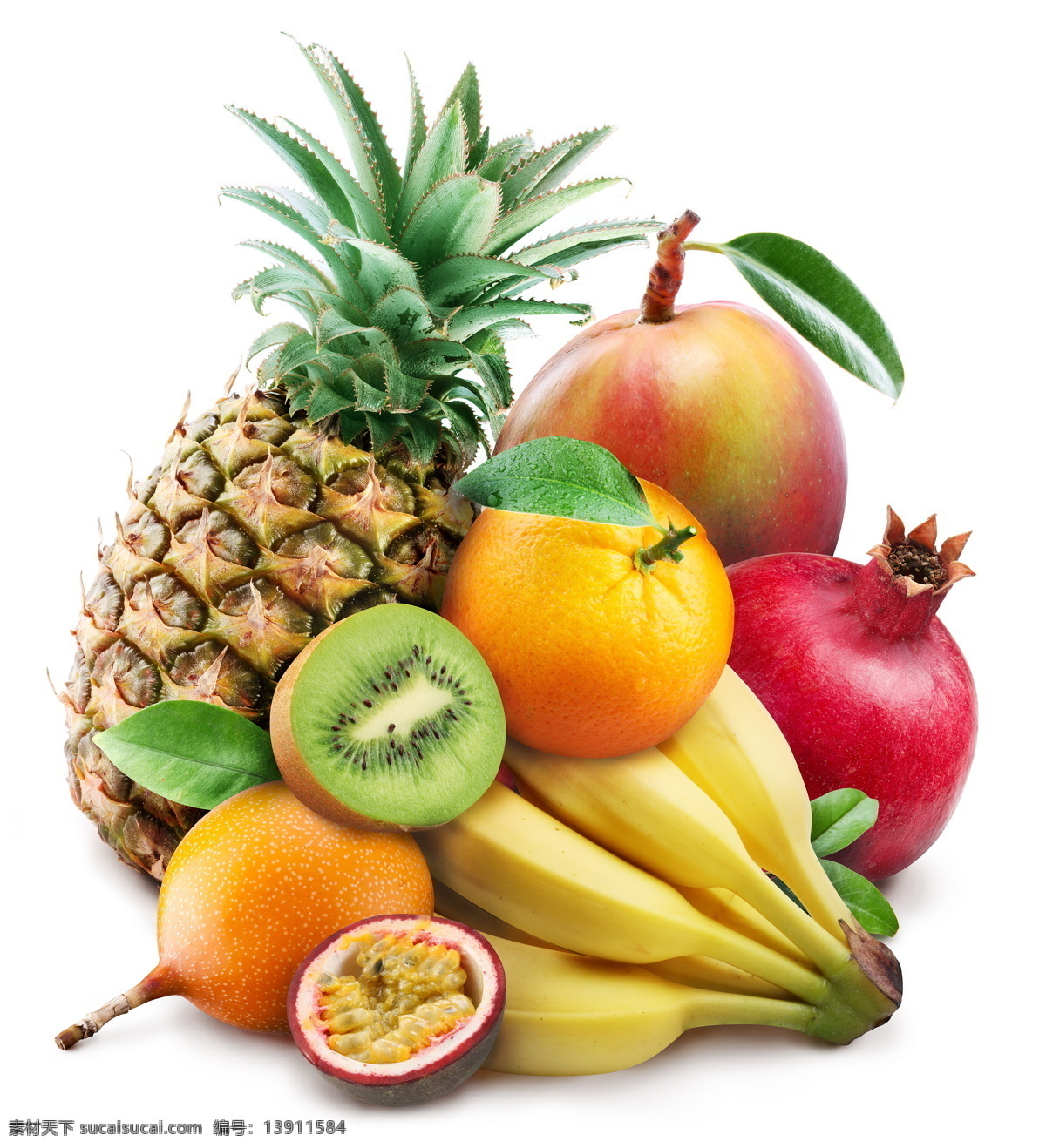 新鲜 水果 猕猴桃 香蕉 菠萝 苹果 新鲜水果 果实 水果摄影 水果蔬菜 水果图片 餐饮美食