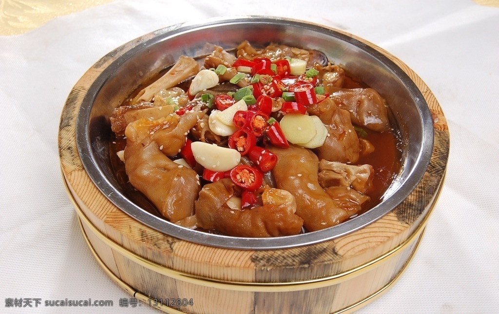 焖羊蹄 美味 食物 羊蹄 红辣椒 中餐 传统美食 餐饮美食
