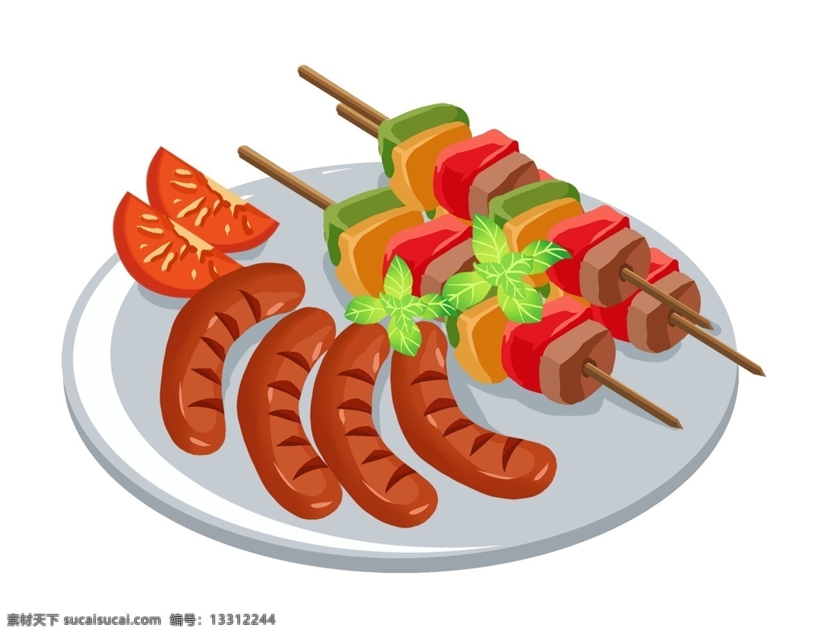 黄色 烤肠 装饰 插画 黄色的烤肠 营养烤肠 漂亮的烤肠 烤肠装饰 烤肠插画 立体烤肠 美味的烤肠