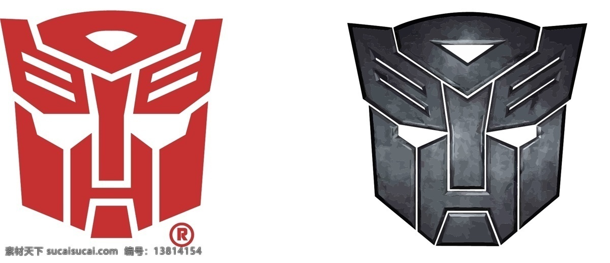 变形金刚 博 派 汽车 人 logo 标志 矢量图 ai格式 矢量标志 狂派 decepticon 霸天虎 其他矢量图