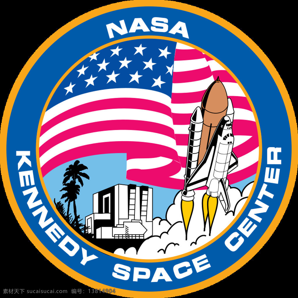 肯尼迪航天中心 标志 空间 甘乃迪 美国国家航空航天局 spacecenter upload2openclipart 插画集