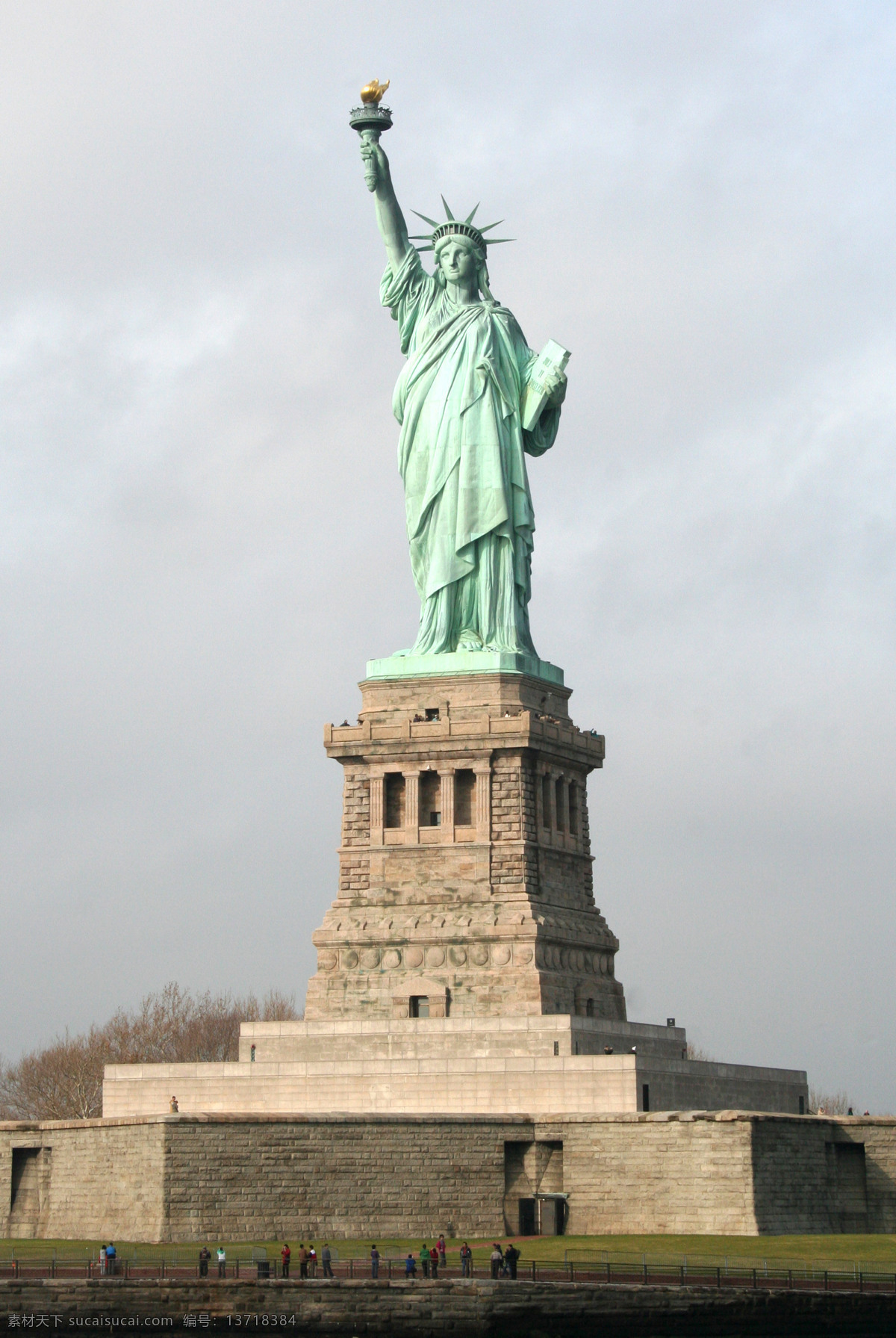著名建筑 建筑 雕塑 美国 自由女神 自由女神像 美国建筑 建筑园林