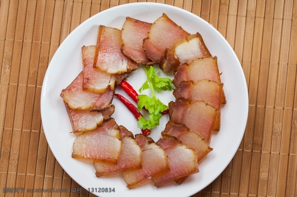 腊肉 腊猪肉 猪肉 食材 餐饮美食 食物原料