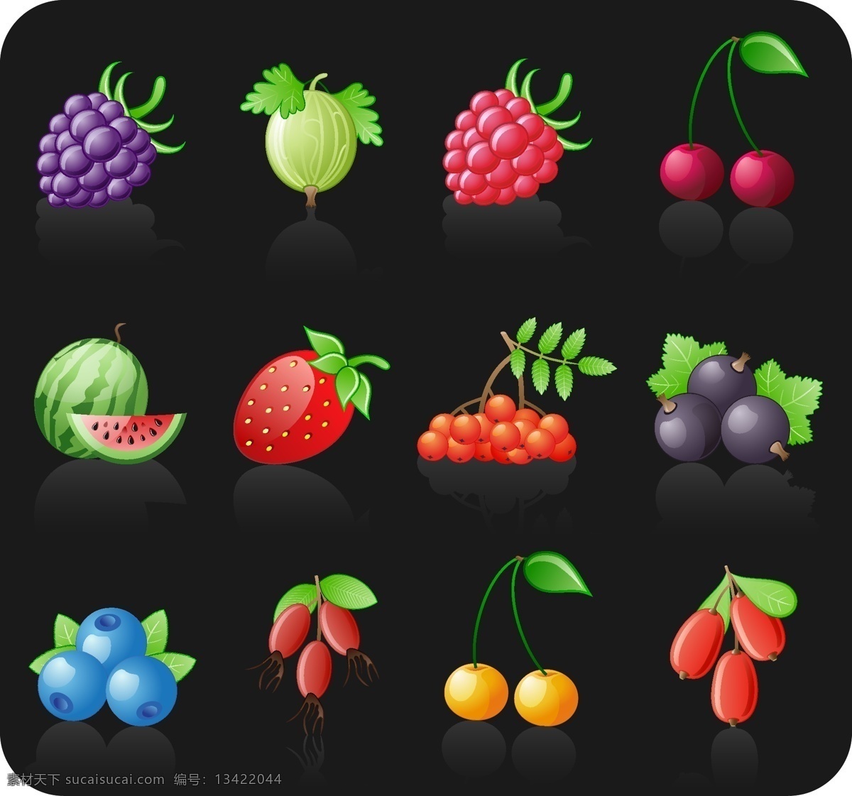 水果 图标 哈密瓜 卡通水果图标 李子 葡萄 西瓜 新鲜水果图标 水果图标素材 手机 app app图标