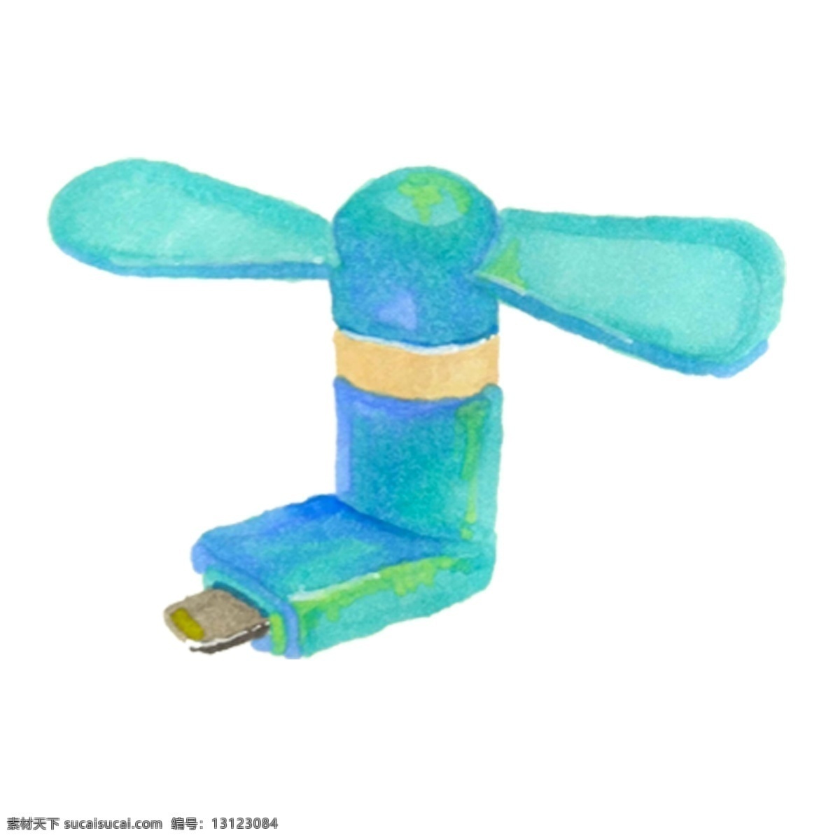 usb 电风扇 免 抠 图 usb风扇 连接 电脑 风扇 家用电器 卡通手绘 手绘图案 吹风的电器 免抠图