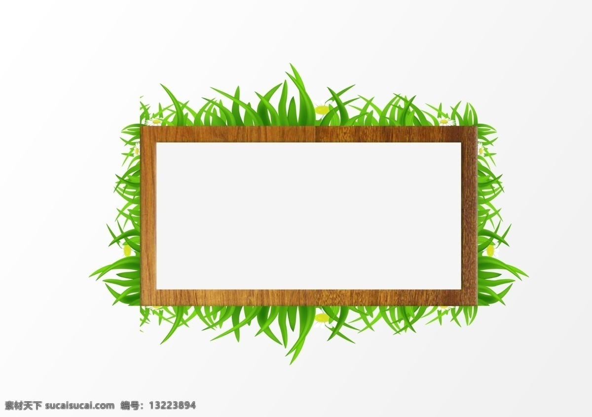 绿色植物 花草 木头 黑白 边框 边框元素 边框素材 植物边框 植物元素 植物 绿色元素 叶子 草 草素材 绿草 绿草元素 边框纹理 木纹 木质边框 标题边框 标题元素 环保元素 环保 环保素材 展架元素