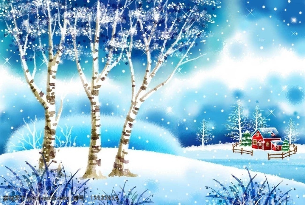 冬季童话世界 童话世界 冰雪世界 梦境 环境 白杨树 大树 树木 树林 森林 小木屋 小房子 房屋 大雪 冬季 冬天 寒冬 严冬 白雪皑皑 插画 水墨 水彩 背景画 动漫 卡通 梦幻 图画素材 梦幻素材 背景素材 卡通人物 卡通娃娃 梦想世界 儿童世界 卡通玩偶 漫画 梦幻世界 天堂 动漫玩偶 卡通设计 动画设计 动漫设计 幼儿卡通 分层 源文件