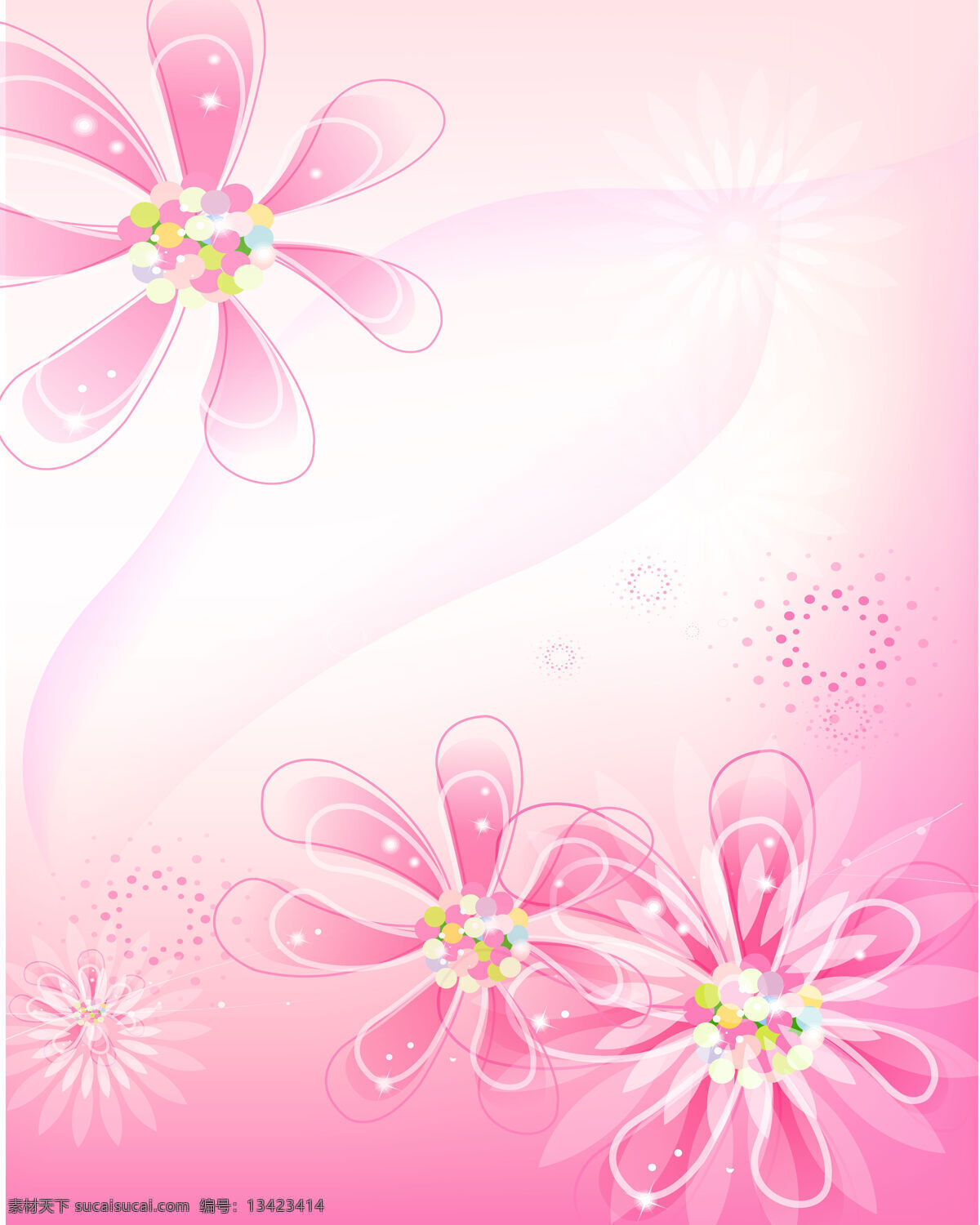 芬芳 迷人 底纹边框 粉 韩式 花 花瓣 时尚 星光 移门 芬芳迷人 移门图案 四维空间 大全 期 装饰素材