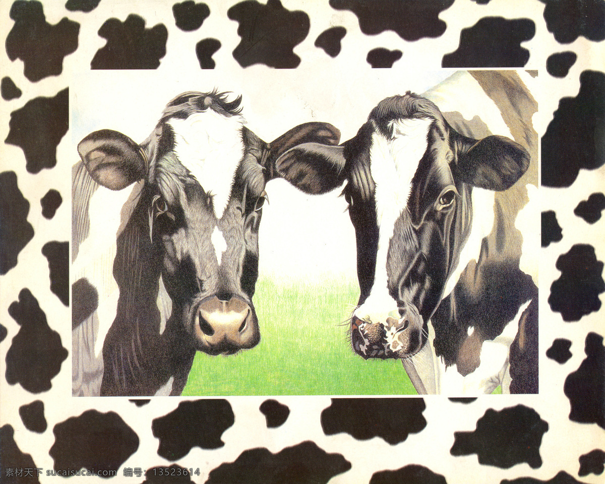 奶牛 动物 斑马 抽象 装饰画 绘画书法 文化艺术