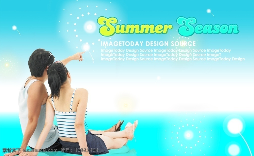 夏天男女 爽的夏天 凉爽 清爽 清爽一夏天 蓝色 海水 3个人 三个人 三人 3人 快乐男女 桃花 水珠 水滴 美女 帅哥 大笑 开心 性感 拥抱 夏天 人物 水纹 游泳池 底纹边框 背景底纹