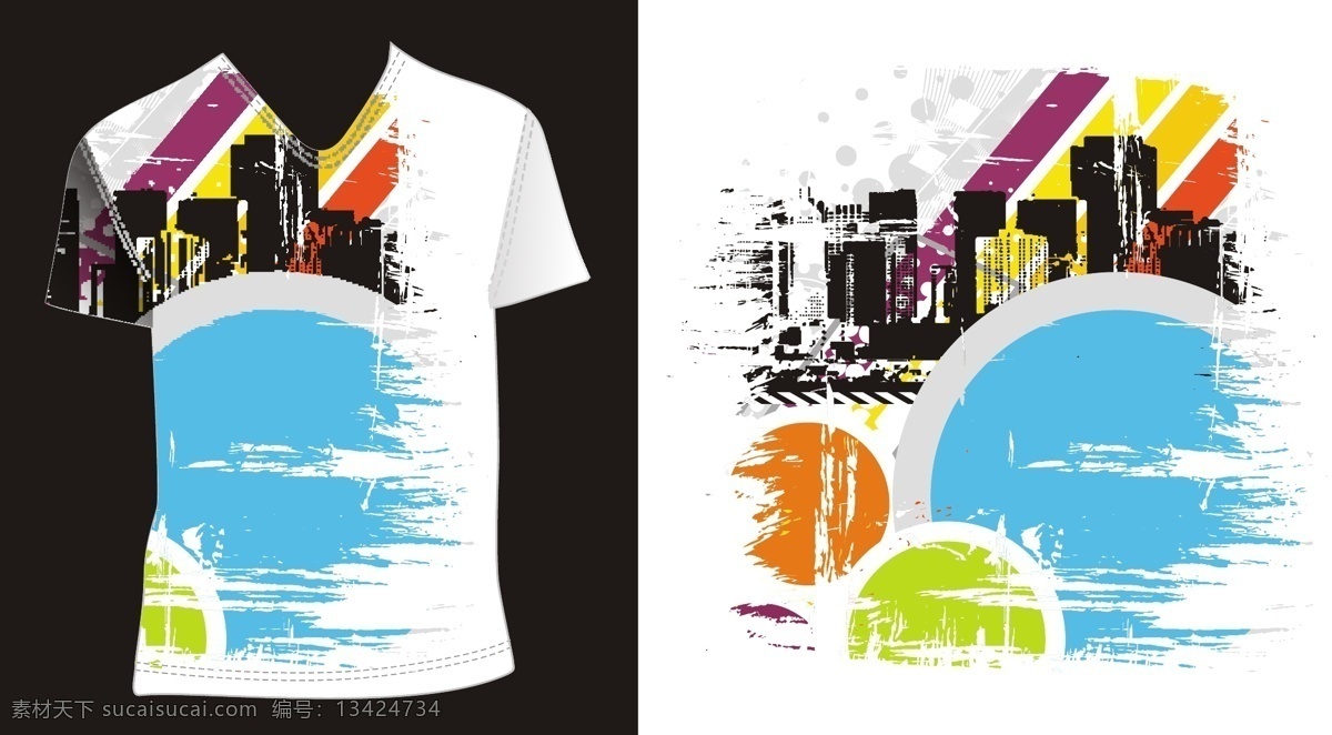 shirt t恤 t恤图案 潮流 潮流元素 城市 动感 建筑 模板 t 恤 矢量 模板下载 墨迹 墨点 墨痕 图案 t恤插图 印花 文化衫 矢量素材 其他矢量 淘宝素材 其他淘宝素材