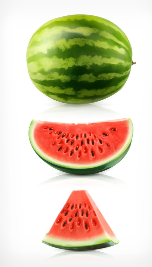 矢量西瓜 水果 食品 夏天 矢量 西瓜 食品蔬菜水果 生物世界