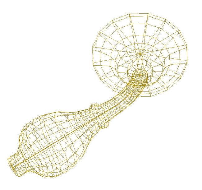 椭圆 球形 门 把手 3d cad 建筑 三维 施工 装饰 装修 cad素材 模型