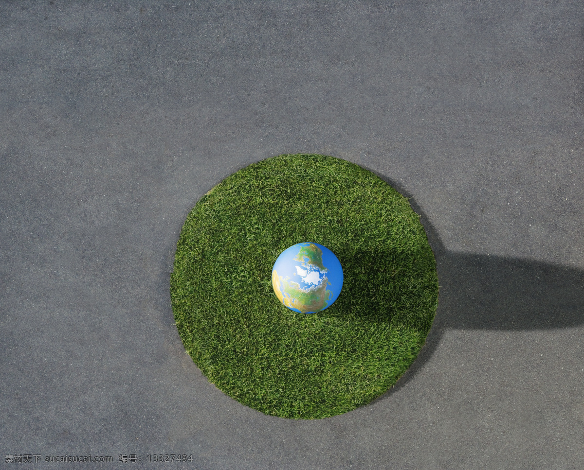 圆形 草地 上 蓝色 地球 商务 金融贸易 全球化 世界地图 高清图片 创意设计 展开 图 镂空世界地图 创意摄影 广告设计素材 地球素材 商业素材 圆形草地 地球图片 环境家居