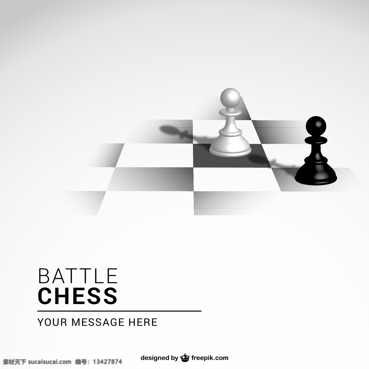 黑白 国际象棋 背景 矢量 ai格式 棋盘 棋子 矢量图 阴影 含 预览 图 其他矢量图