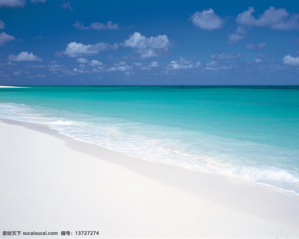 白色沙滩 沙滩 大海 地平线 水天相接 自然景观 自然风景