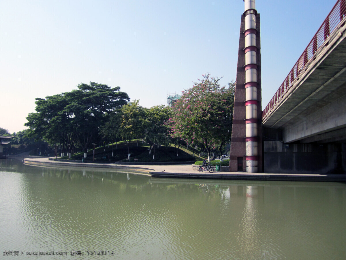 碧水 倒影 公园 国内旅游 湖景 建筑 建筑景观 蓝天 千灯湖美景 佛山市 南海 千 灯 湖 千灯湖 水面 绿树 自然景观 旅游摄影 家居装饰素材 灯饰素材