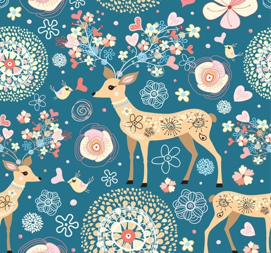 可爱 花纹 背景 矢量 花边 花朵 花卉 小鸟 小鹿 纹样 线条 底纹 古典 传统 圆点 缤纷 矢量素材 欧式花纹边框 花纹花边 底纹边框