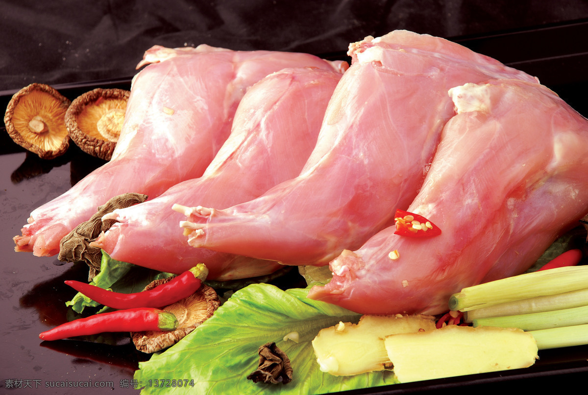 兔后腿 烤兔肉 兔前腿 兔肉 生兔肉 野兔肉 兔腿 精品兔腿 生鲜 生物世界 家禽家畜