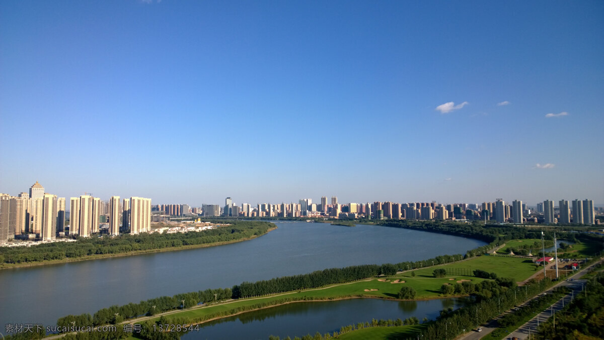 沈阳浑南长岛 沈阳 浑南 长岛一号 窗景 浑河 蓝天 城市 高楼 国内旅游 旅游摄影