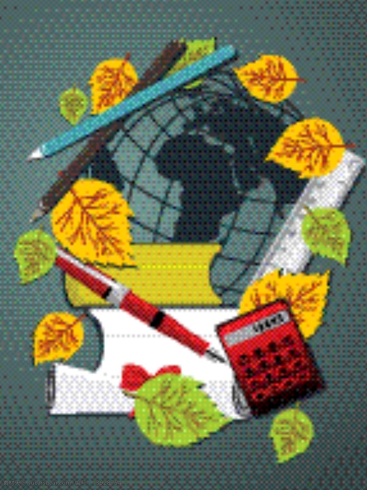 教育 理念 背景 说明 矢量图 其他矢量图