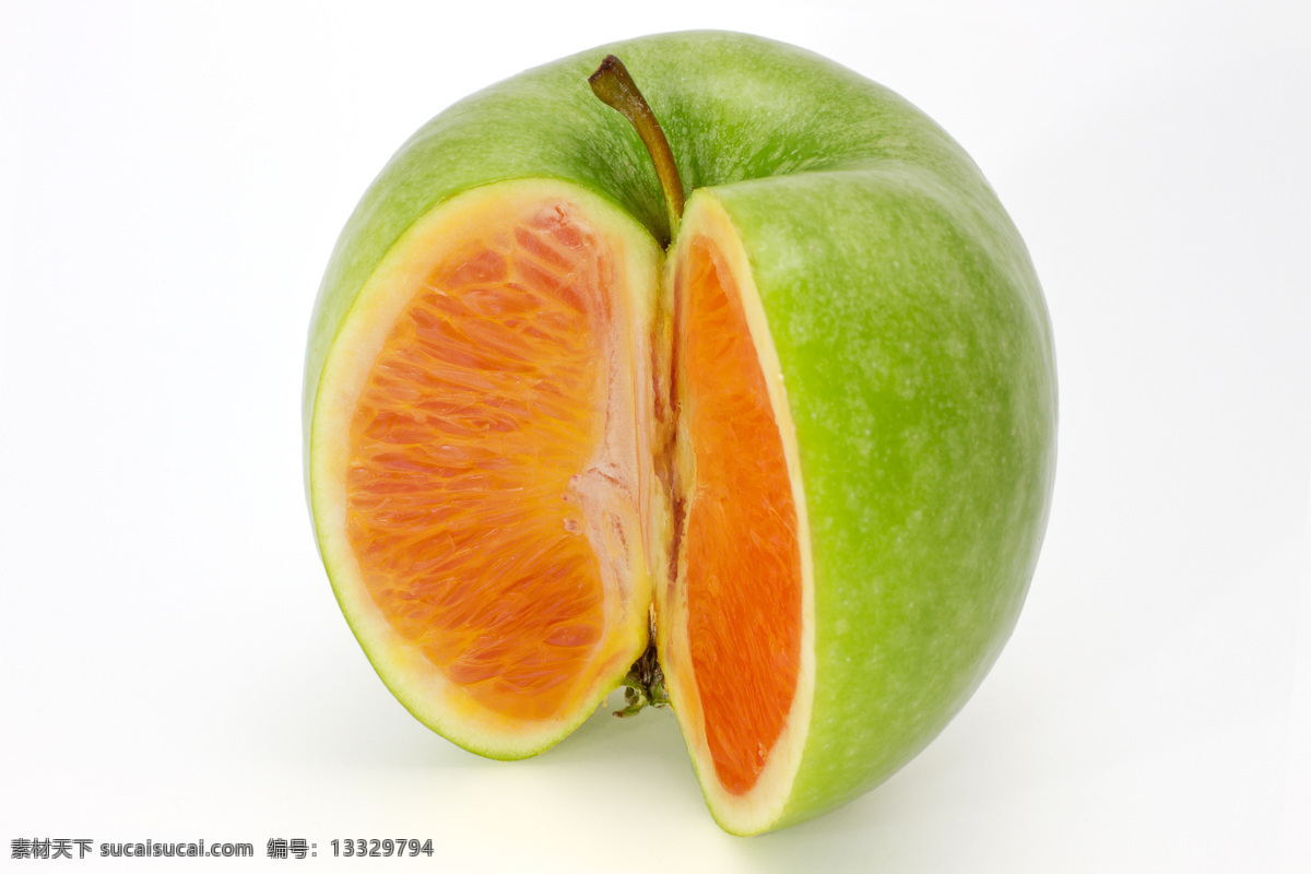 切开 苹果 切开的苹果 创意苹果 创意水果 橙子 苹果高清图片 水果 苹果图片 餐饮美食