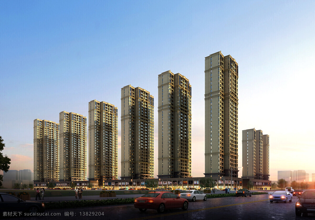 建筑 高层 别墅 房地产 环境设计 建筑设计 凯旋门 建筑高层 开盘小区 新楼盘 3d建模 家居装饰素材