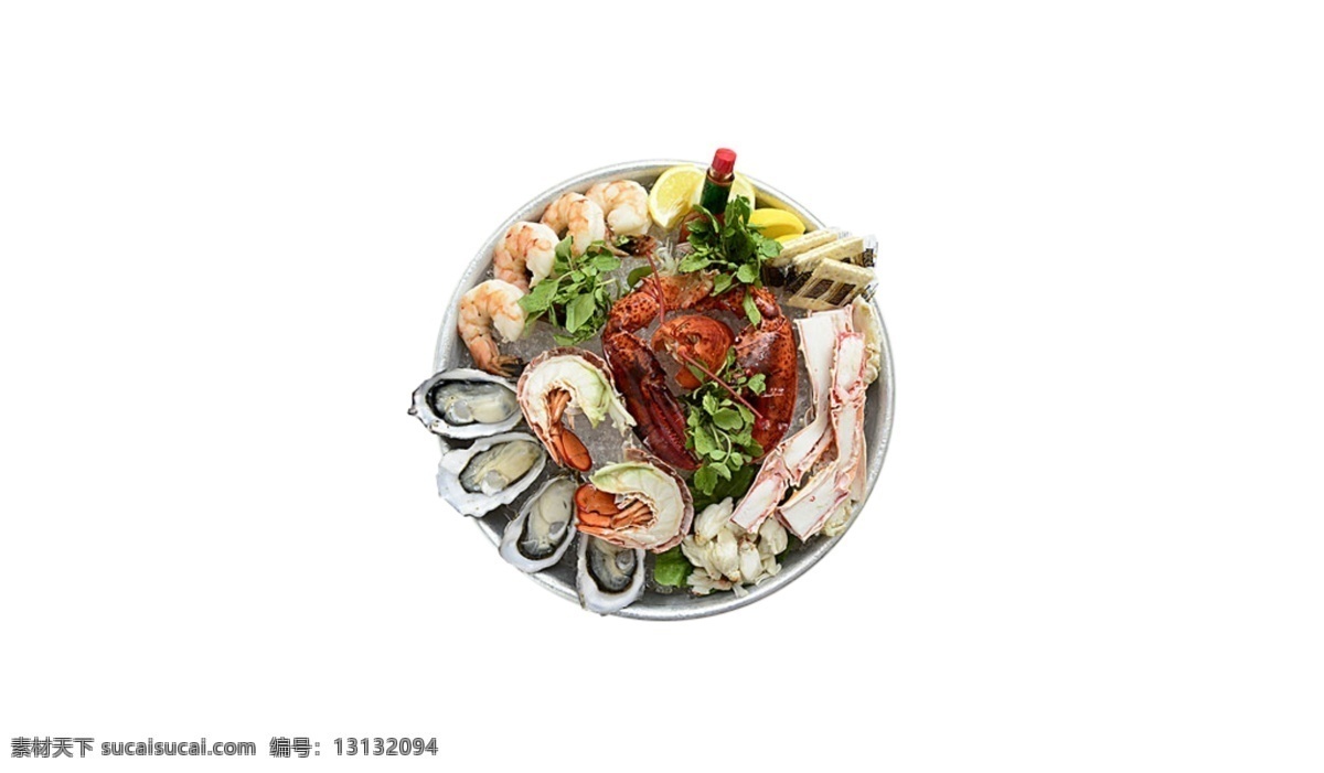 盘 美味 海鲜 蔬菜 盘子 龙虾 美食 冰镇