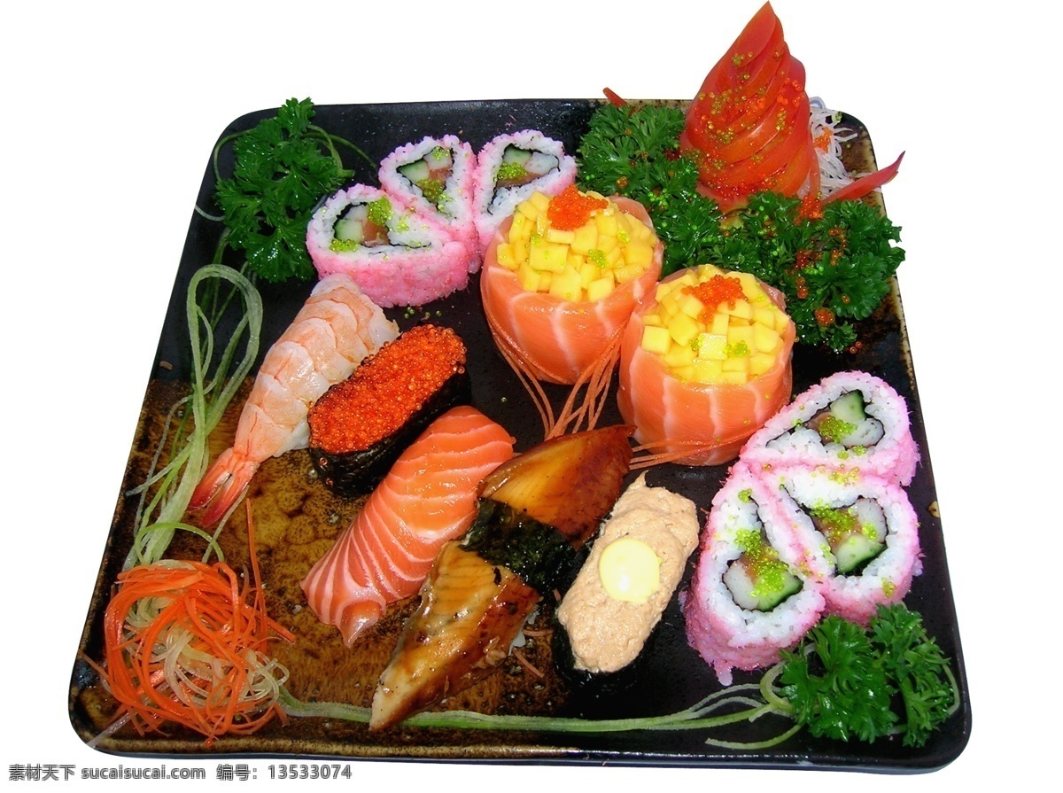 寿司 分层 虾 源文件 寿司图片 寿司套餐 粟米卷 不用勾的图 psd源文件 餐饮素材