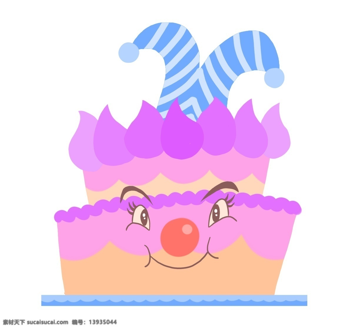 生日蛋糕小丑 向量例证. 插画 包括有 招待, 狂欢节, 作用, 可笑, 生日, 马戏, 例证, 当事人 - 17332506