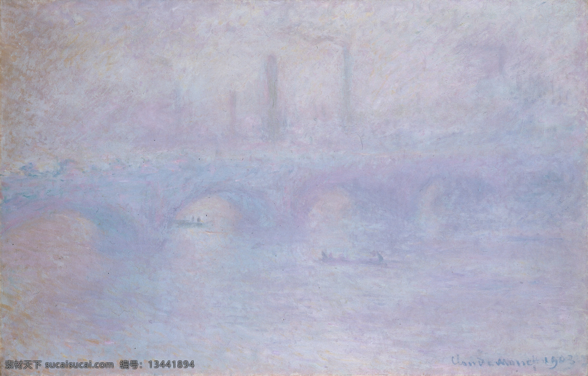 桥 背景 油画 名画 艺术 绘画 文化艺术 艺术画 艺术品 世界名画 书画文字