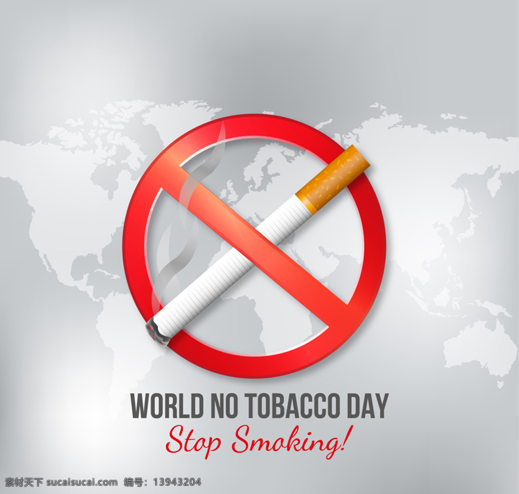 创意 世界 戒烟 日 海报 矢量 地图 香烟 world no tobacco day 世界戒烟日 世界地图 矢量图