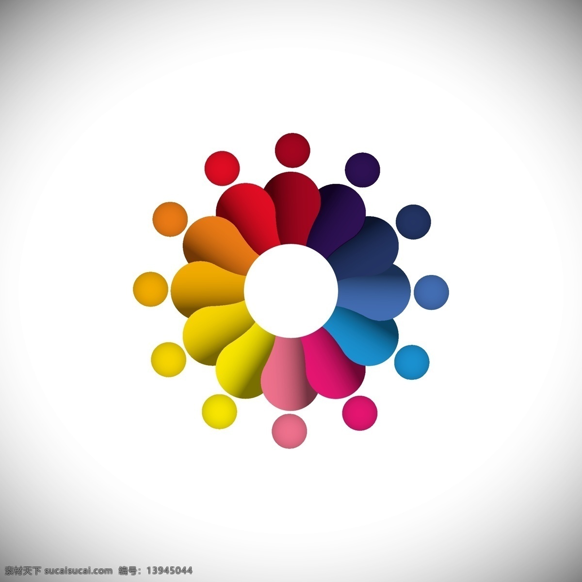 彩色 三维 抽象 标识 业务摘要 图标 3d 企业 公司 抽象的图案 色彩丰富 形状 现代 企业形象 企业标志 身份标识 三维标志 圆形 公司标志 3d图标 白色