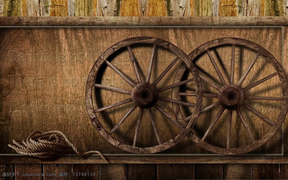 复古背景墙 复古 实木 实木背景 木 车轮 实木车轮 怀旧 壁画 分层 背景素材