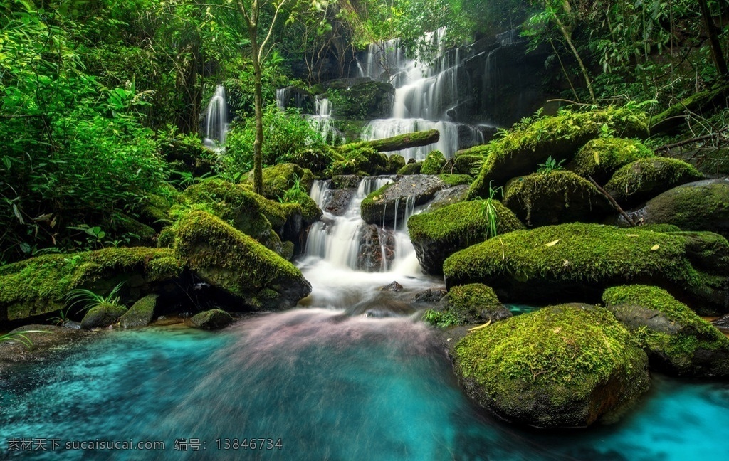 瀑布风景 瀑布 山水 自然风景 风景 湖水 自然景观 山水风景 流水生财